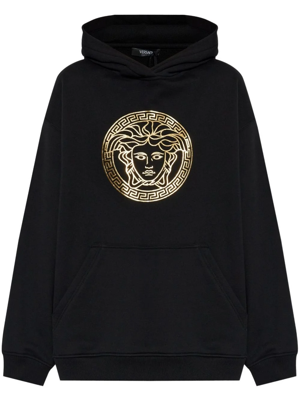 Medusa cotton hoodie - 1