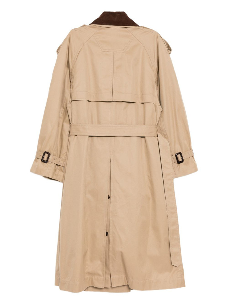 JUUN.J single-breasted trench coat outlook