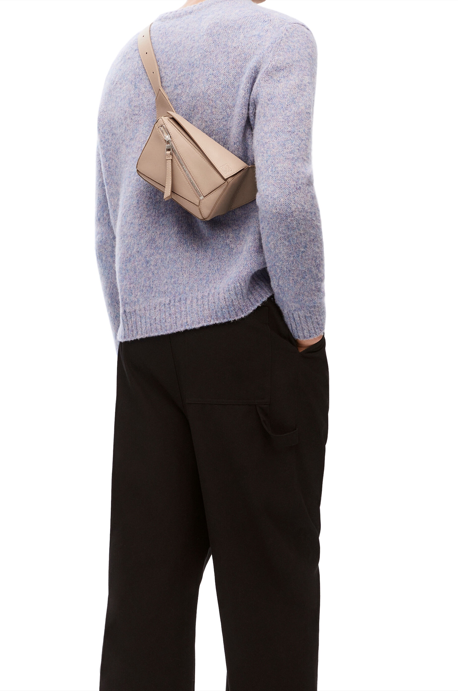 Mini Puzzle bumbag in classic calfskin - 2