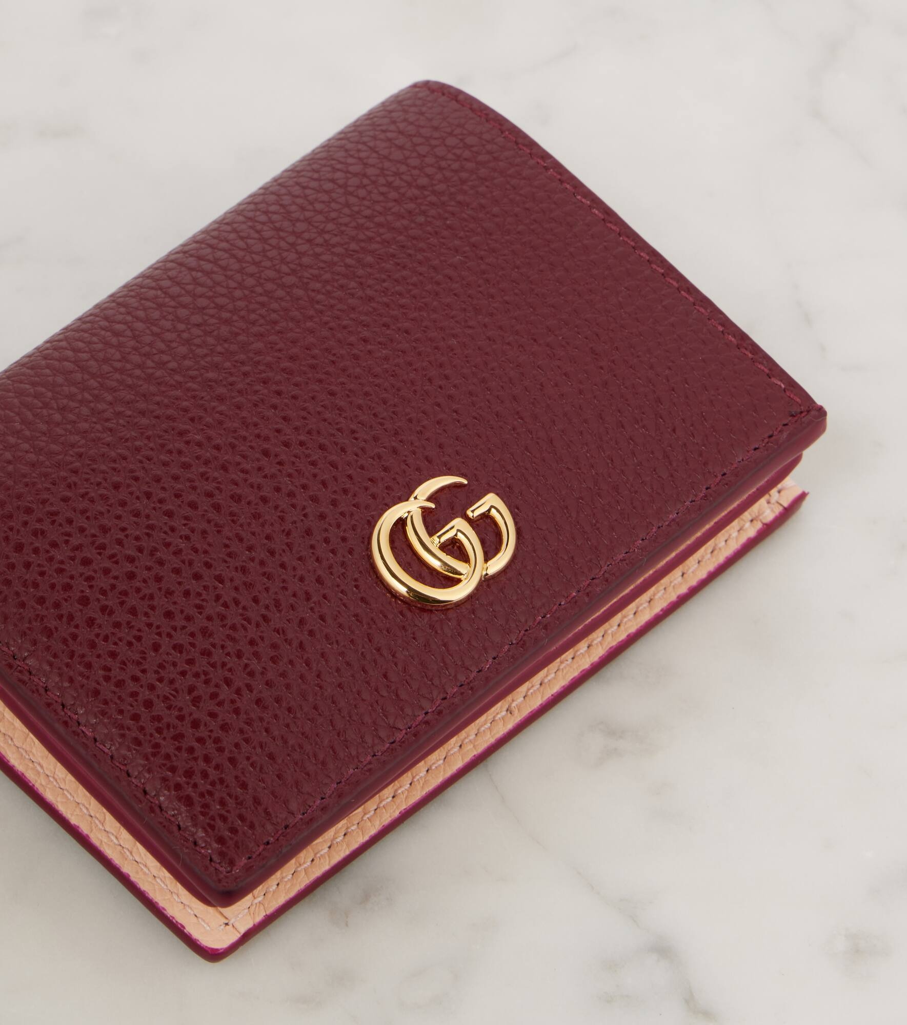 GG Marmont Mini leather wallet - 4