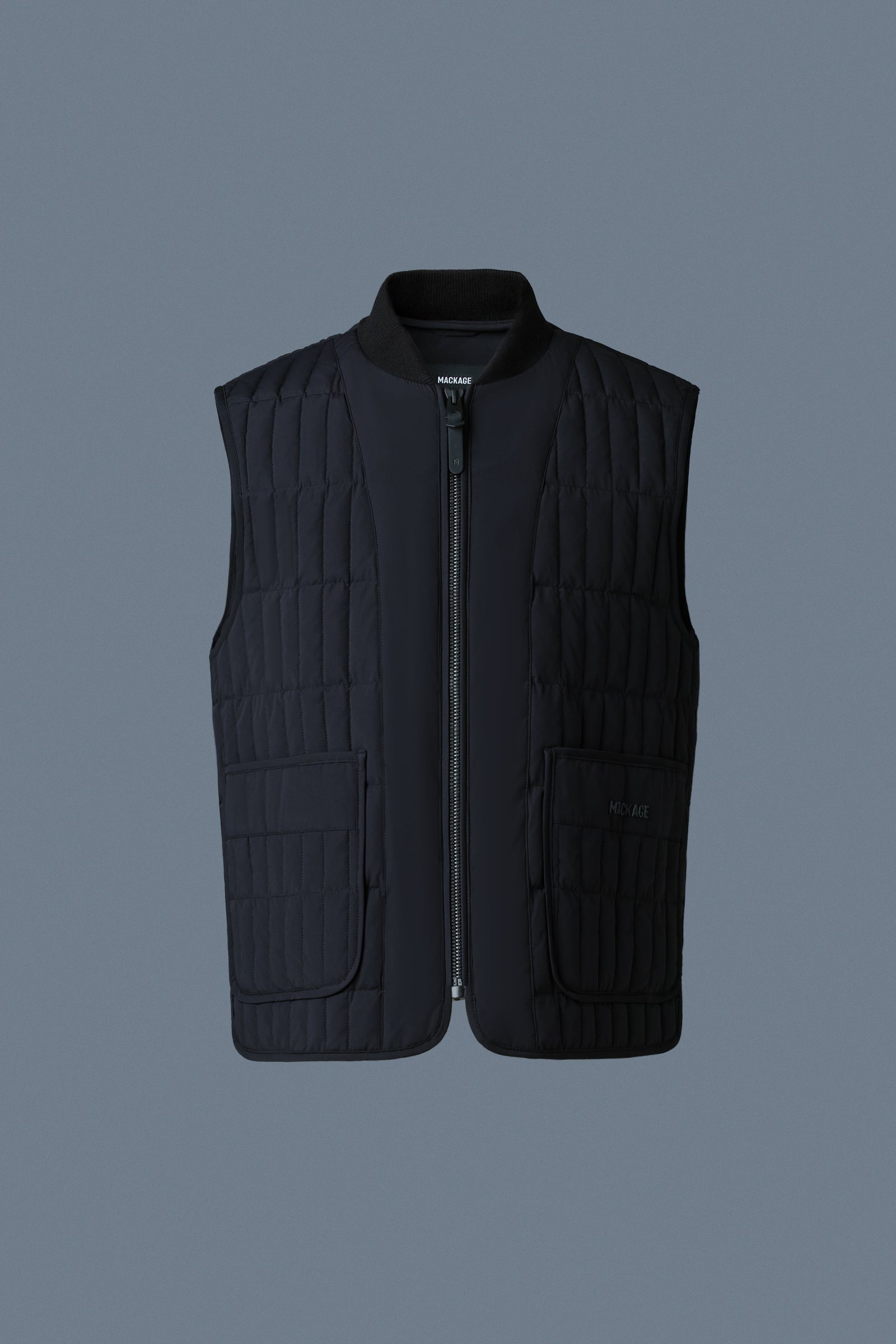 LEVI Light Down Vertical Quilted Vest - 1