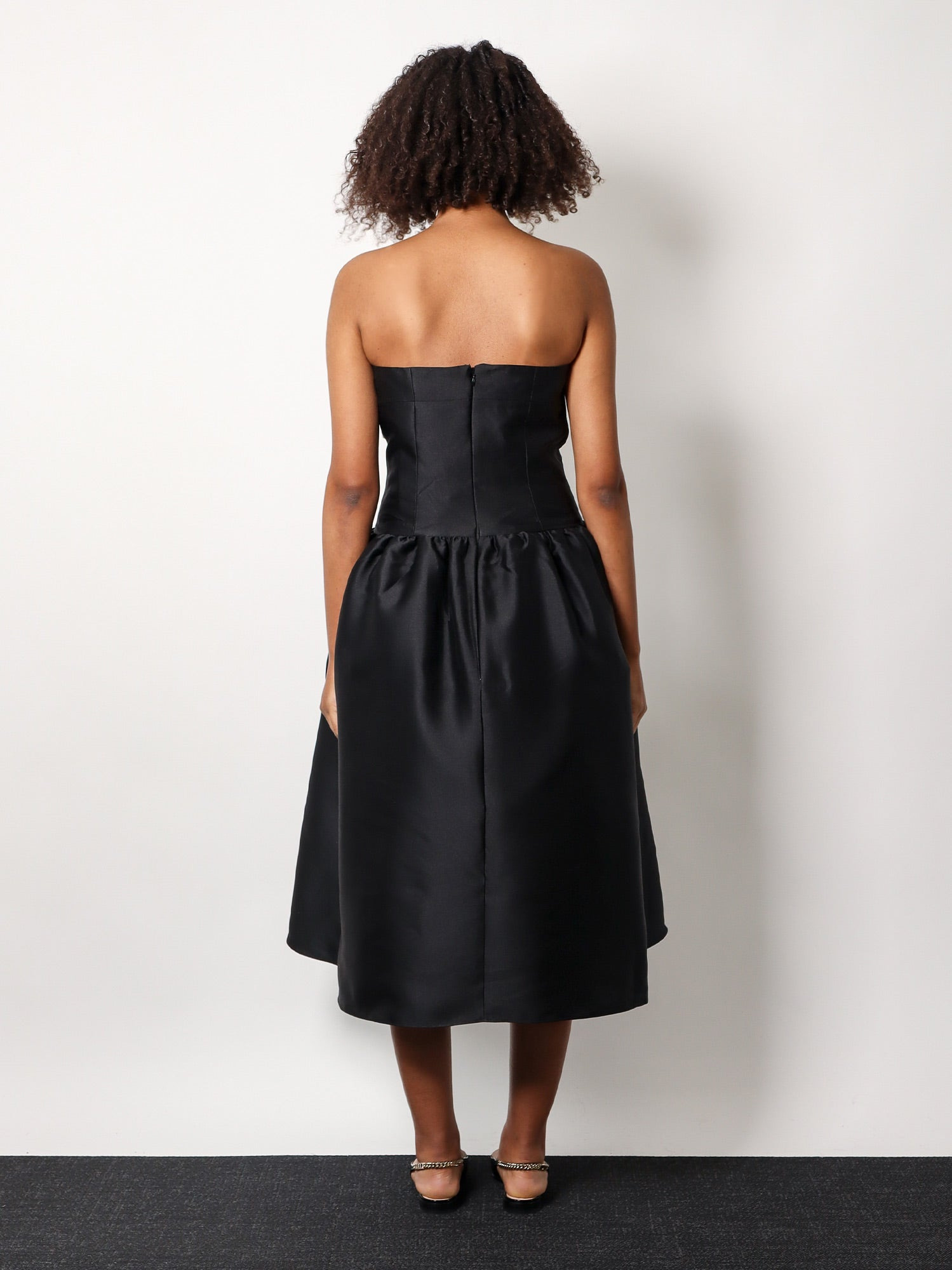 Self Portrait Taffeta' Dã©Colletã© Dress With Maxi Bow - 3