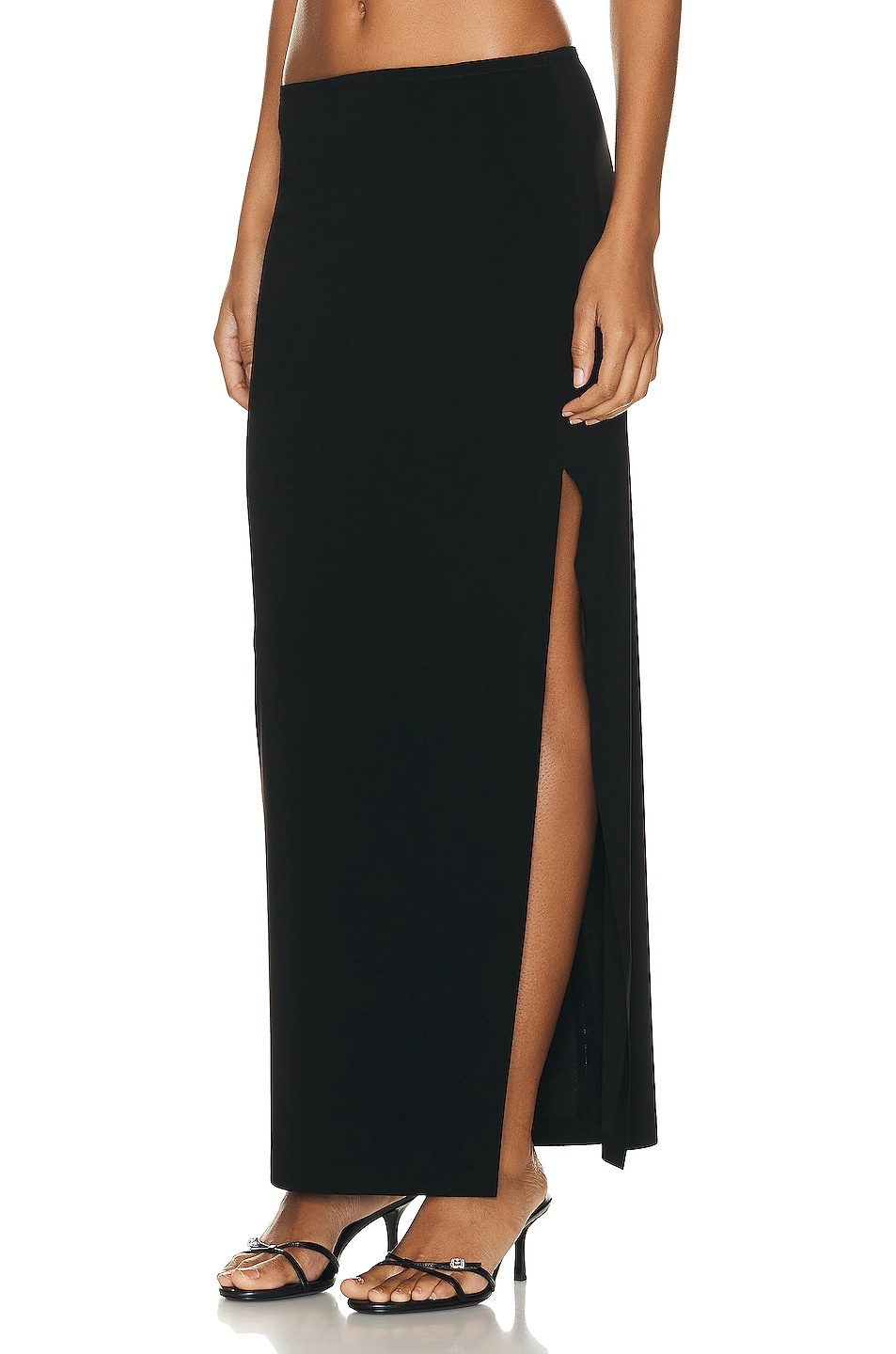 Side Slit Long Skirt - 3