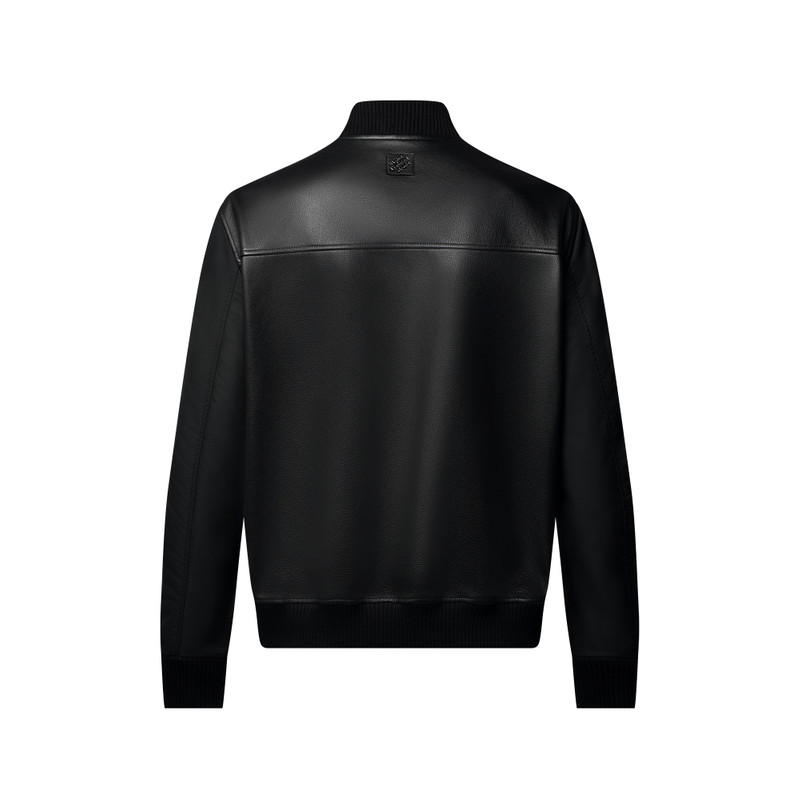 Reversible Leather Nylon Jacket 3