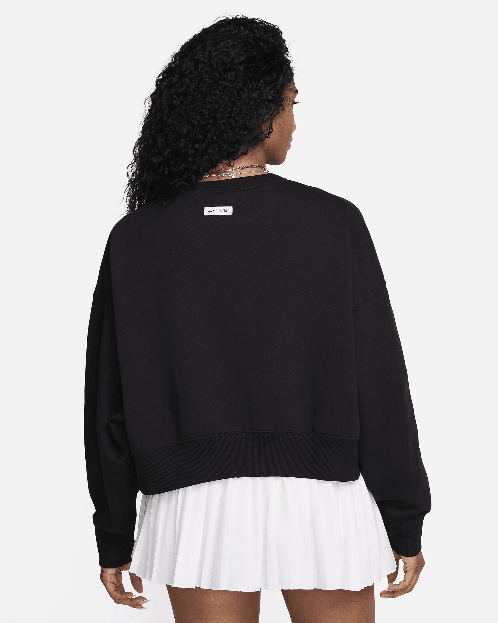 Nike Sportswear Phoenix Fleece Women's Oversized Cropped Crew-Neck Sweatshirt - 2