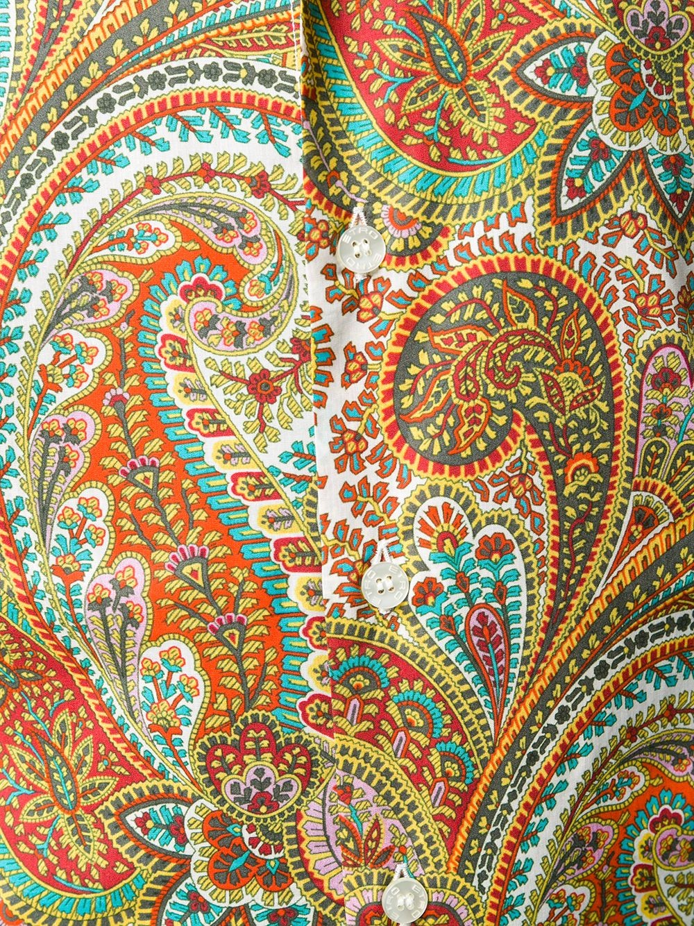 paisley print shirt - 5