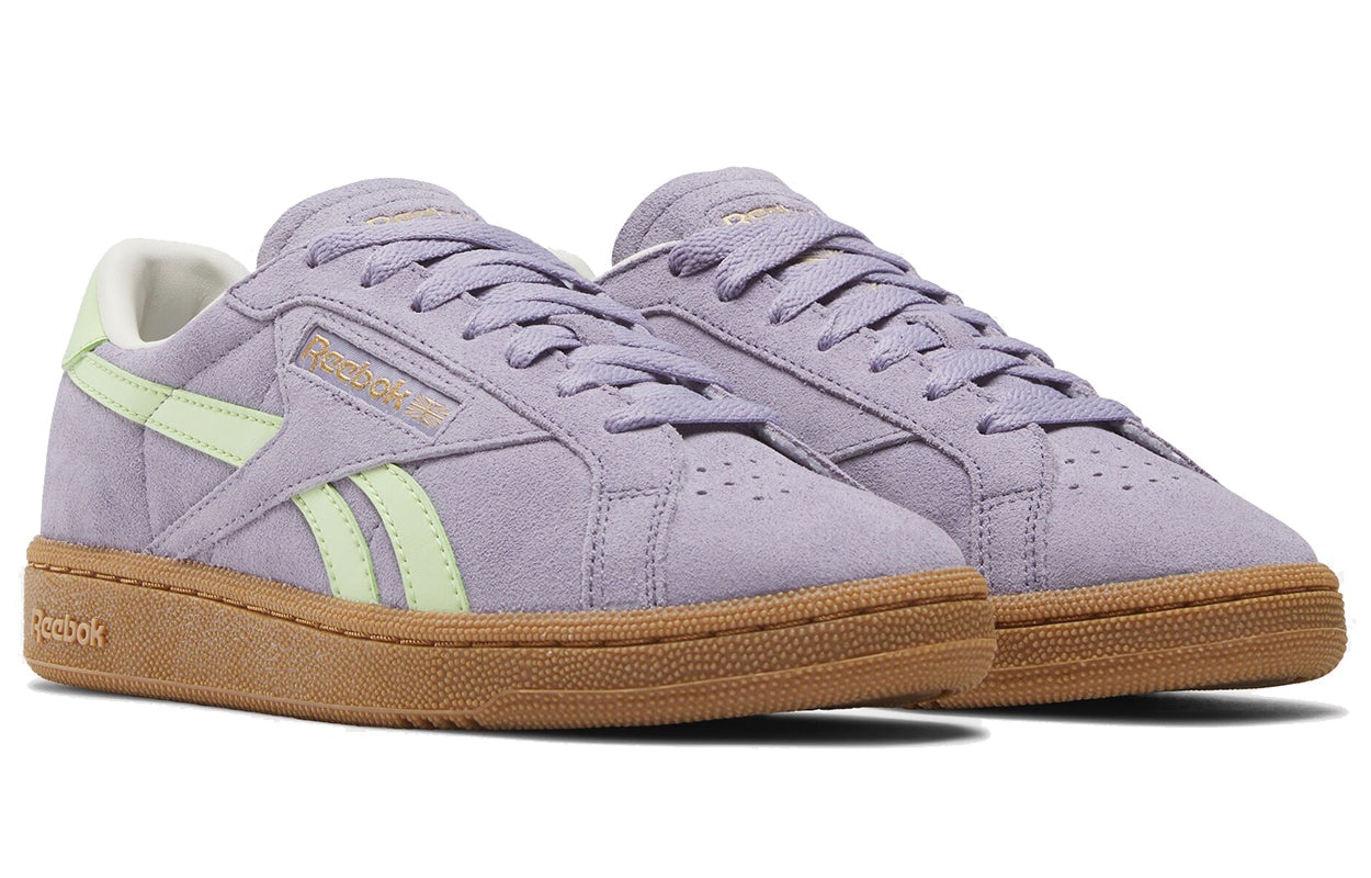 (WMNS) Reebok Club C Ground Sneakers 'Purple Green' 100207963 - 2