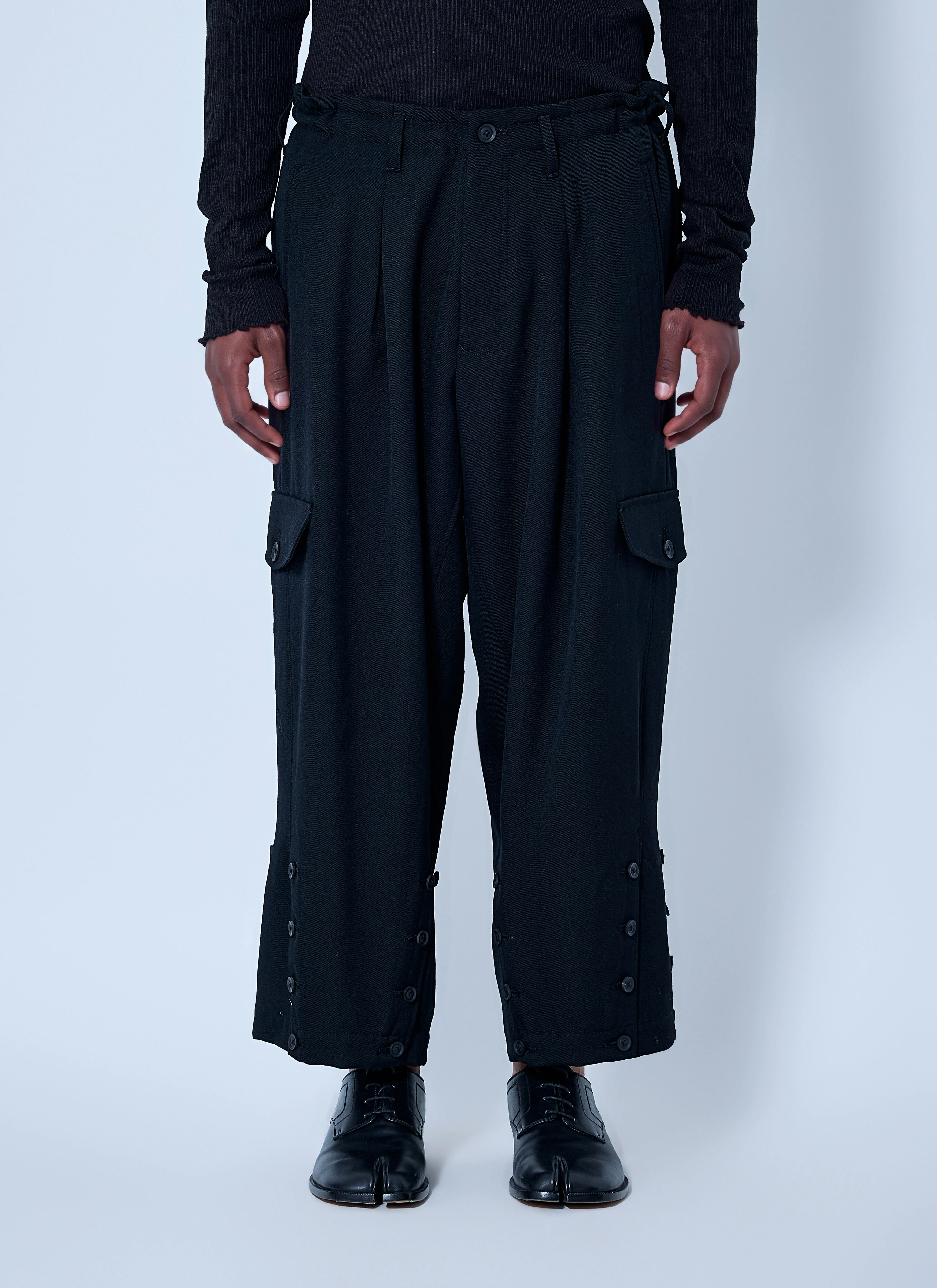 Hem Button Pants - 1
