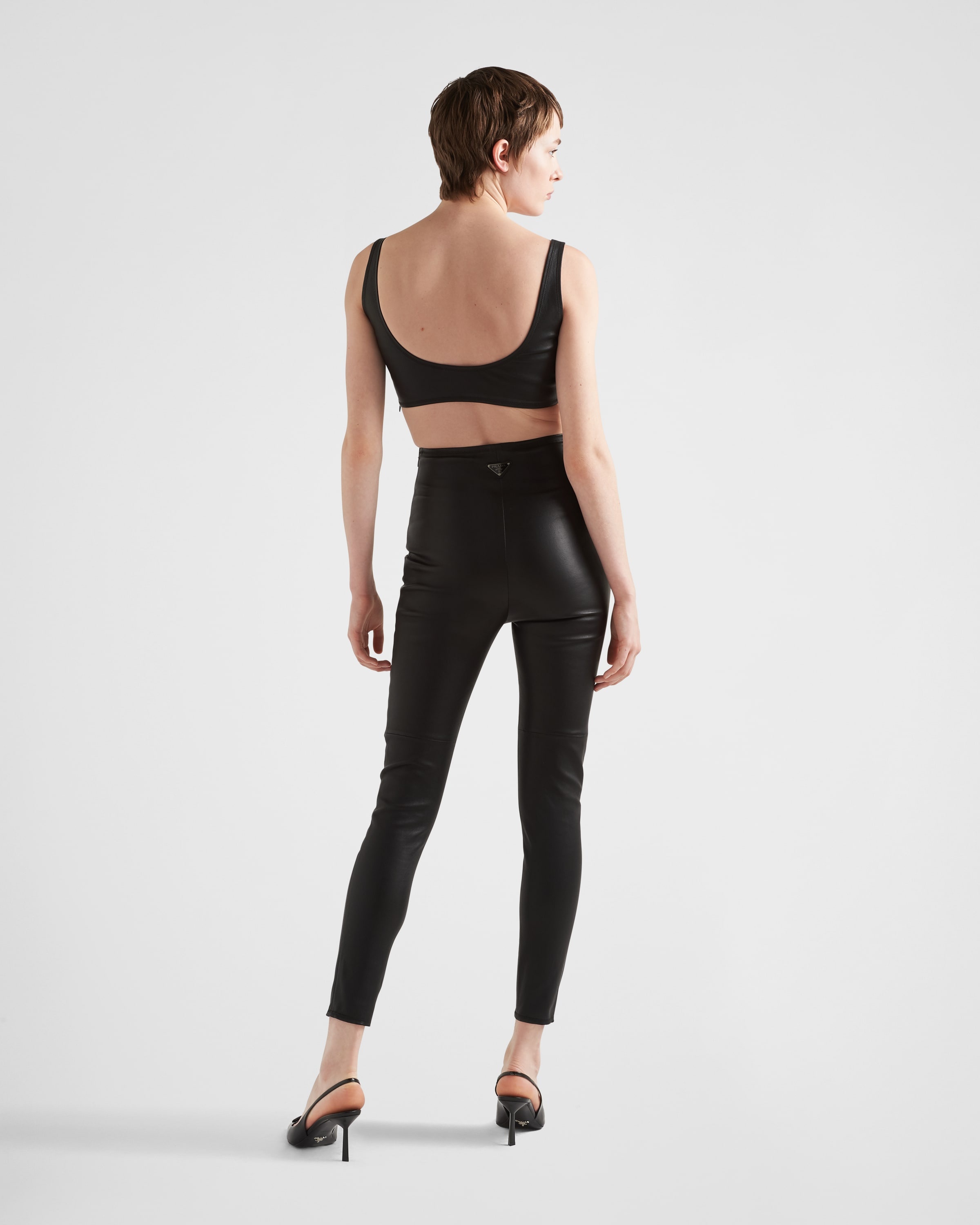 Stretch nappa leather pants - 5