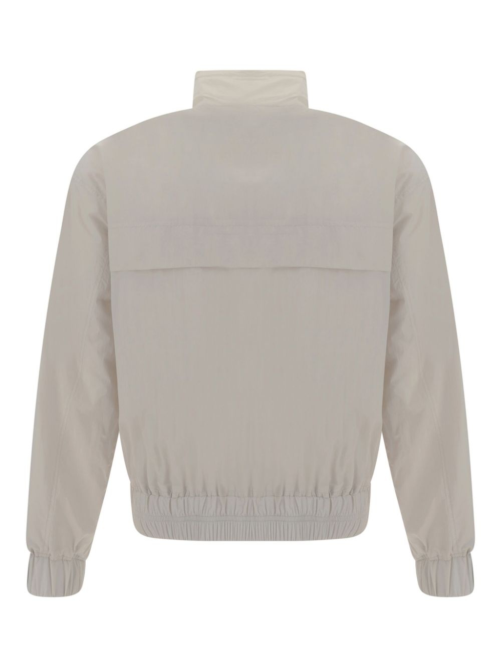logo-print hooded windbreaker - 2