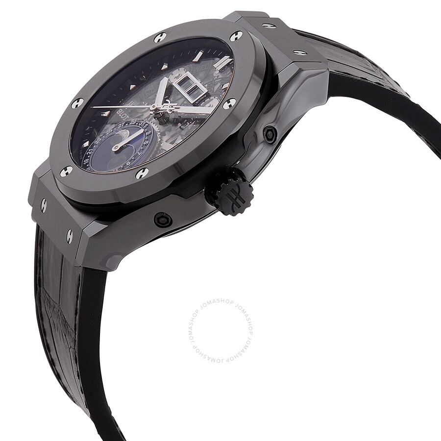 Hublot Classic Fusion Aerofusion Moonphase Black Magic Automatic Silver Dial Men's Watch 547.CX.0170 - 2