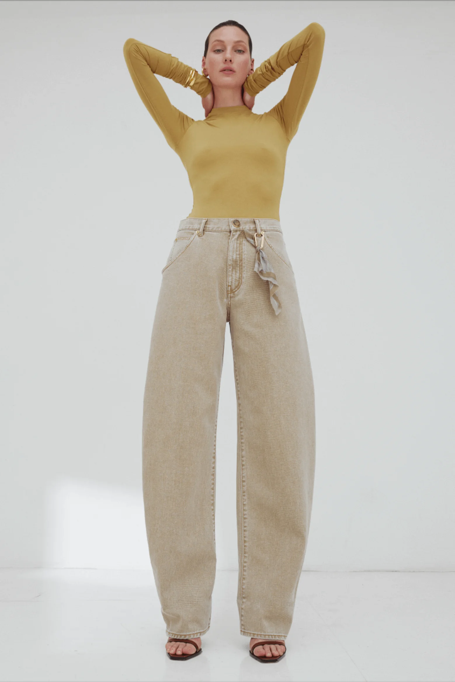 KHRIS - BARREL LEG DENIM - 1