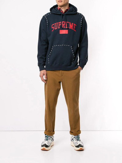 Supreme logo hoodie outlook