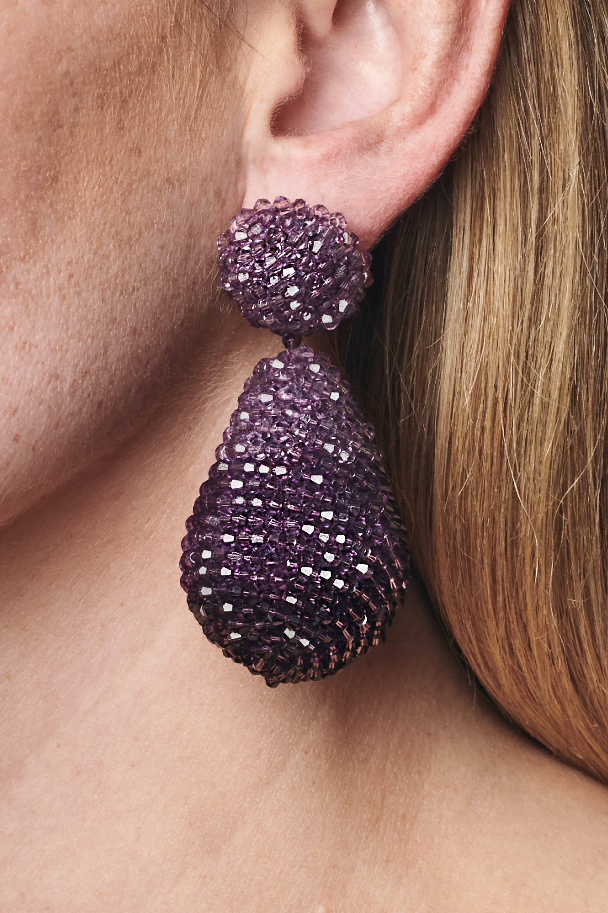 ELISE EARRINGS - VIOLET - 2