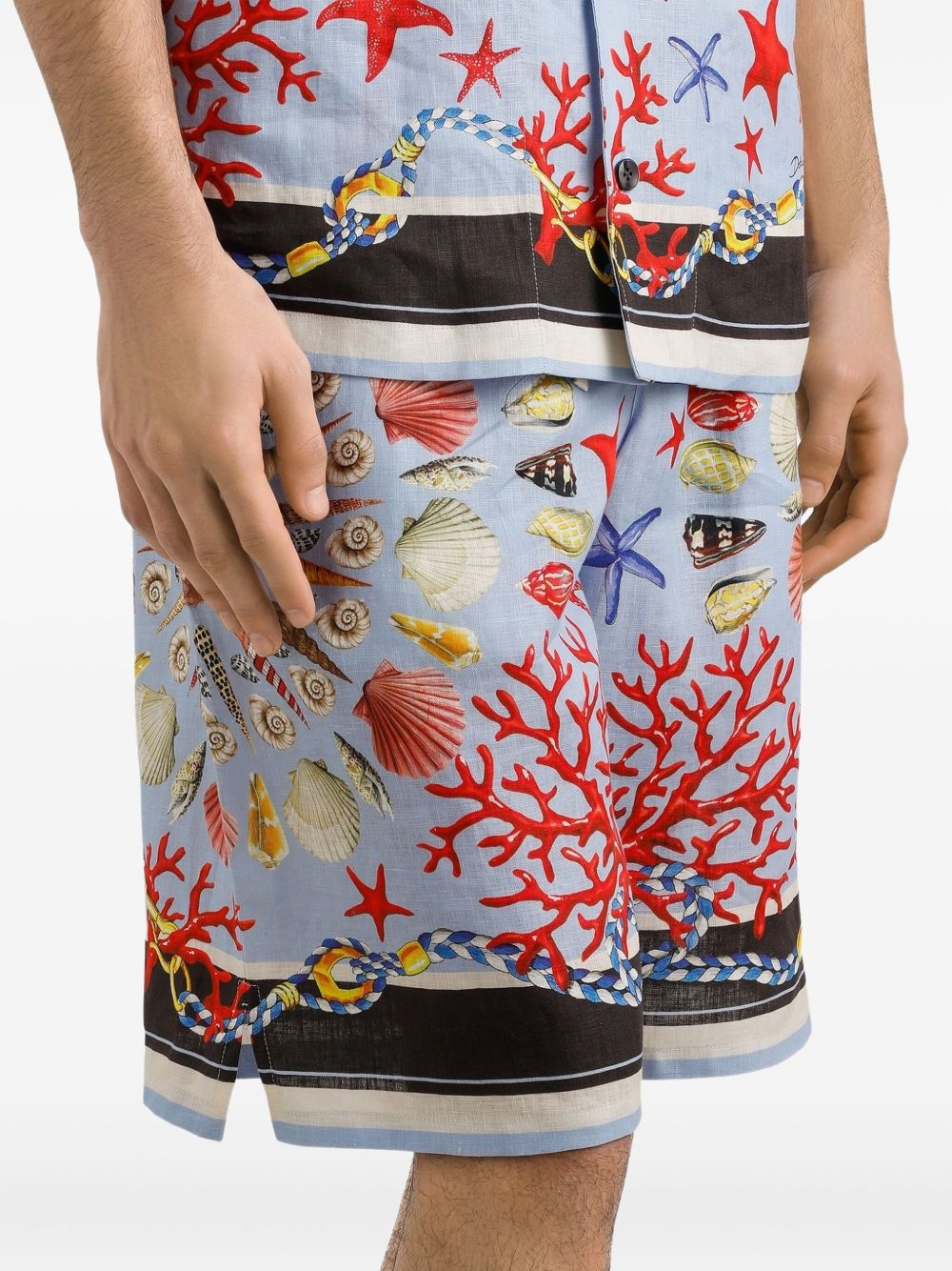 linen shorts - 4
