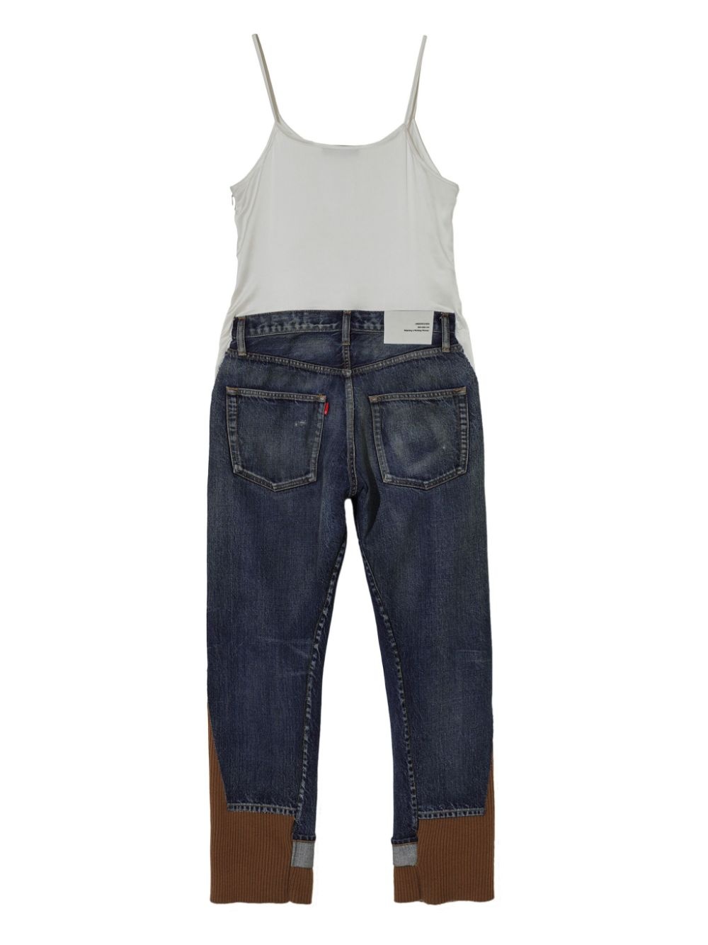 panelled jumpsuit - 2