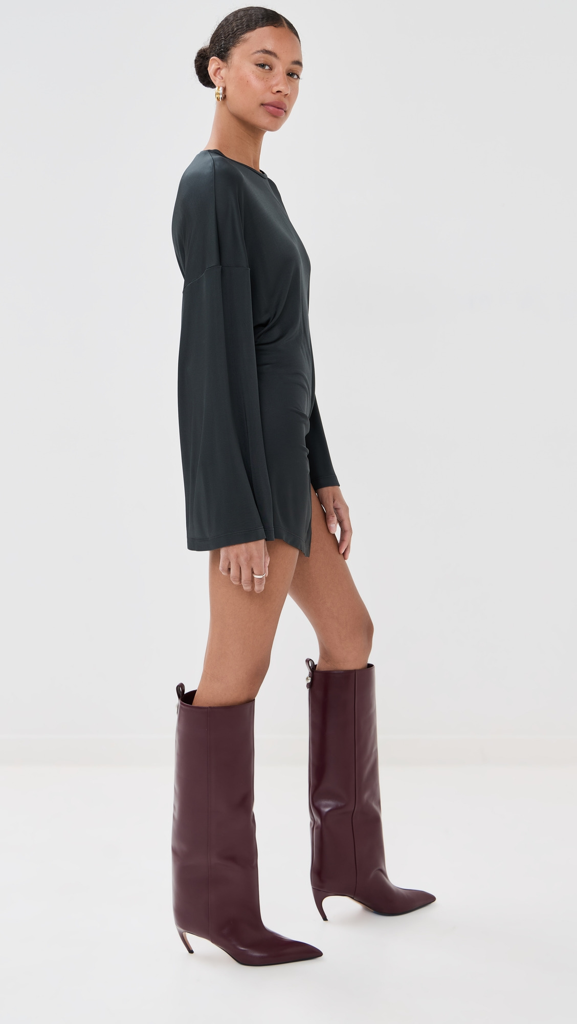 Long Sleeve Mini Dress - 3