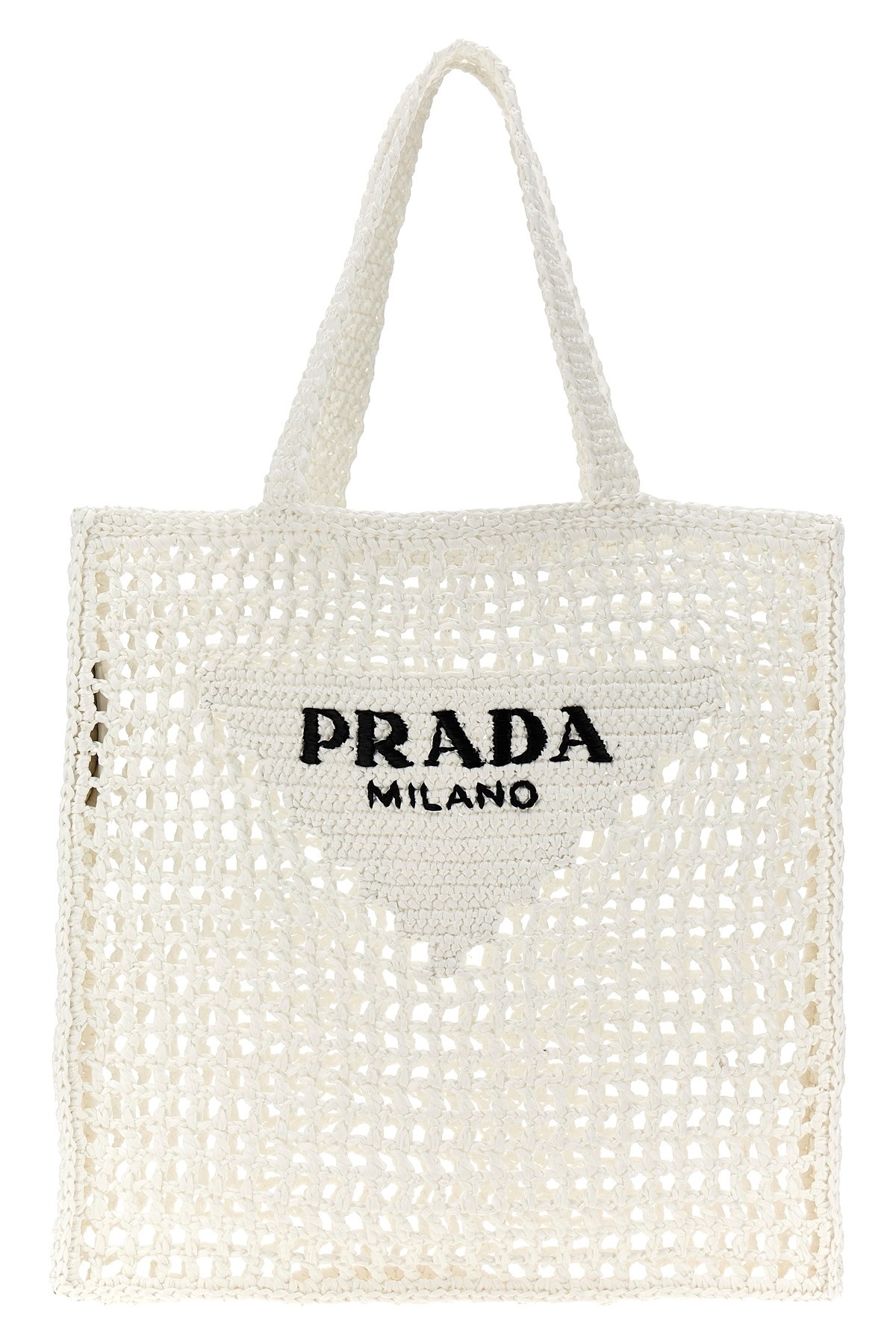 トートバッグ PRADA Logo woven fabric shopping bag Prada Logo woven fabric shopping bag | julianfashion