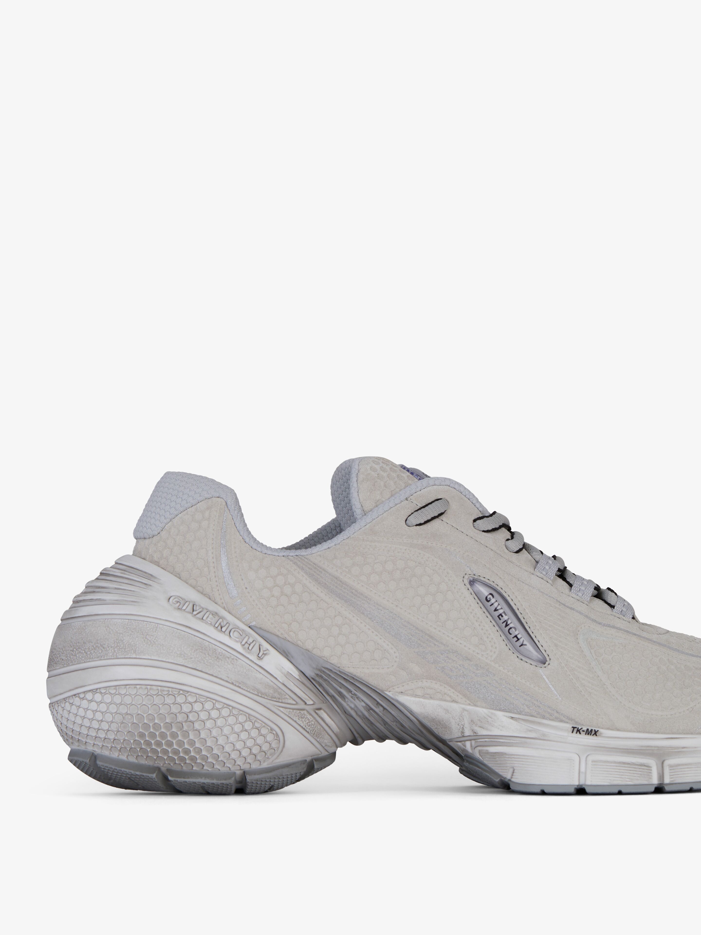 TK-MX RUNNER SNEAKERS IN SUEDE WITH USED EFFECT - 6