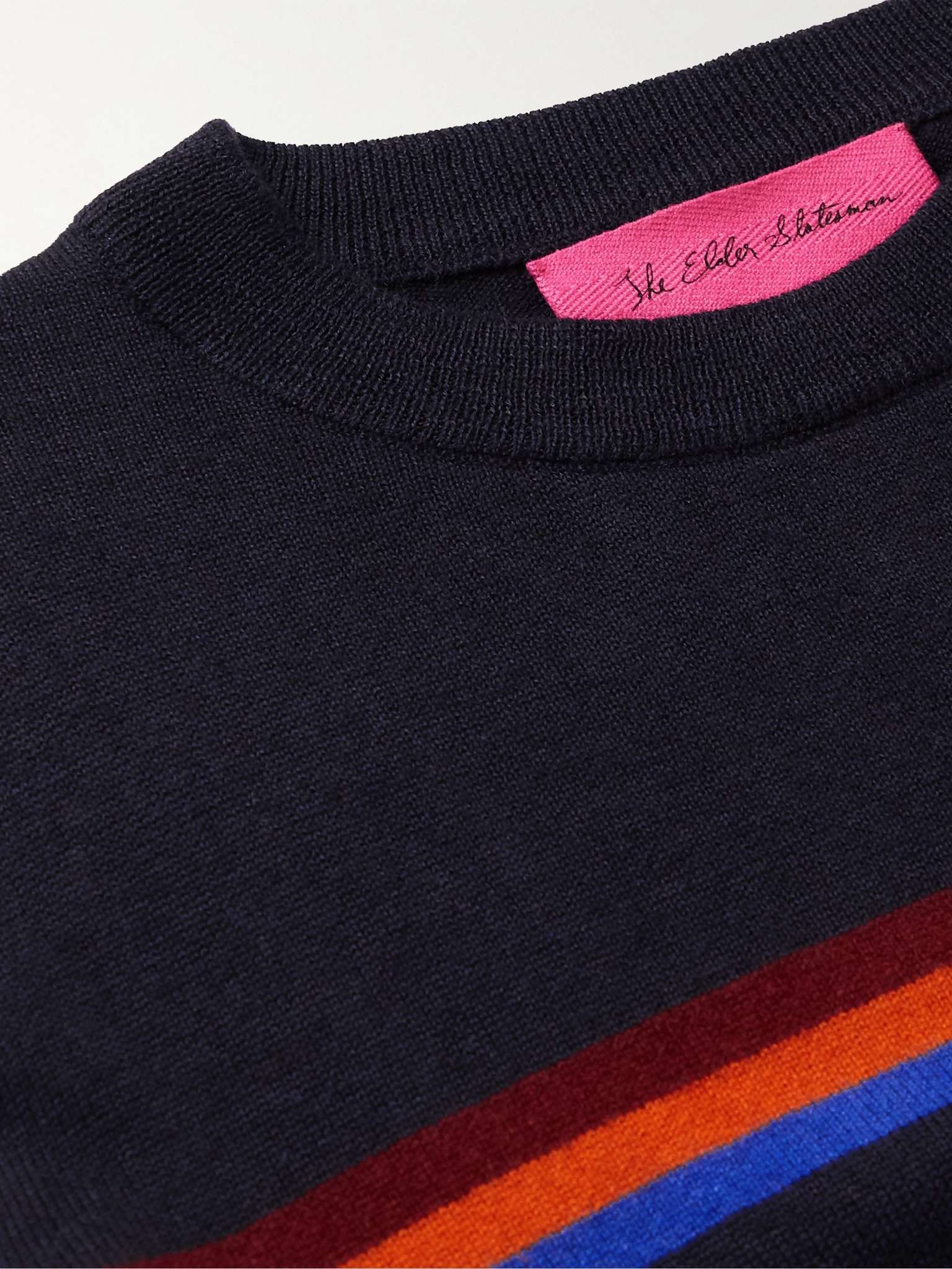 Intarsia Cashmere Sweater - 5