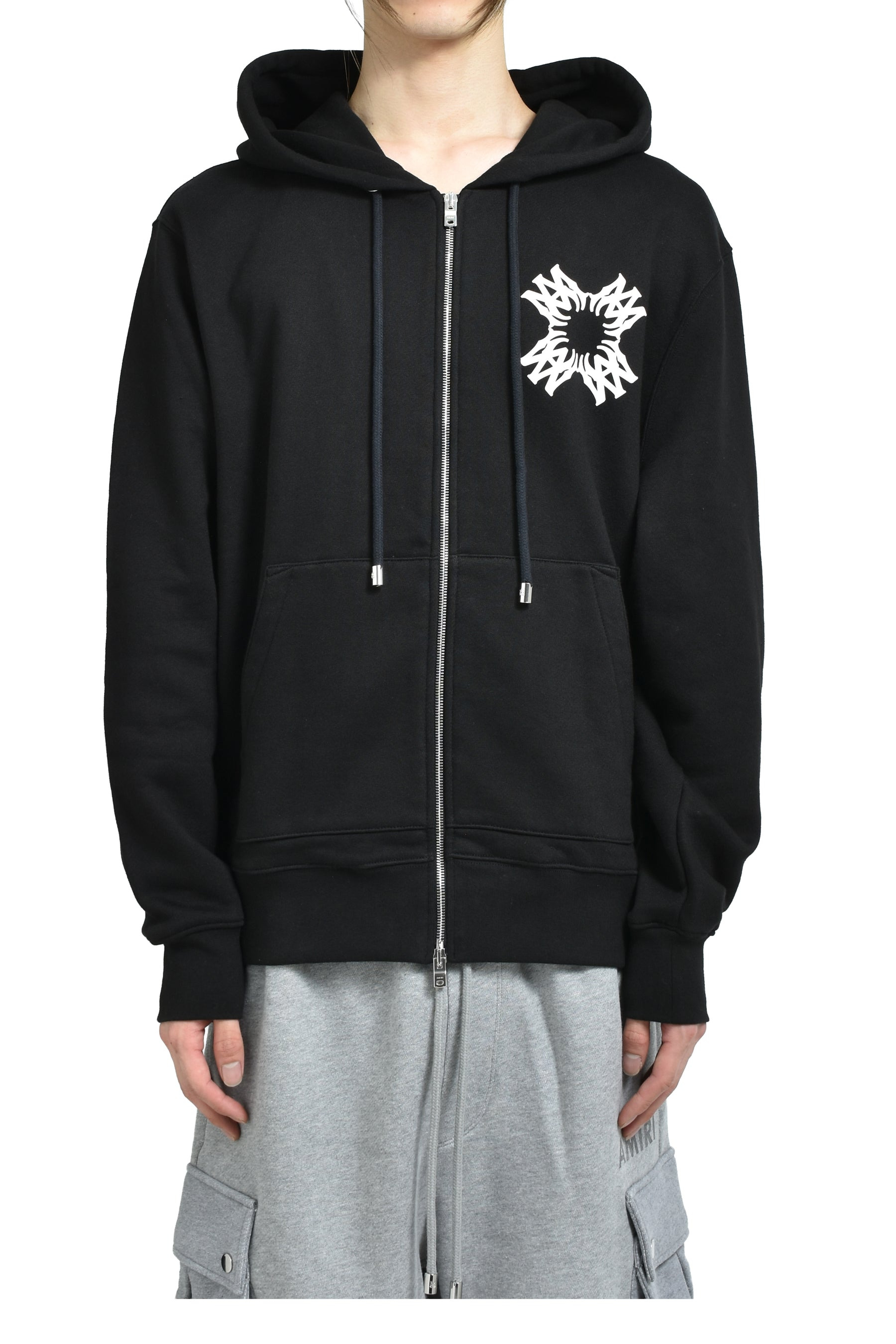 MA QUAD ZIP UP HOODIE / BLK - 1