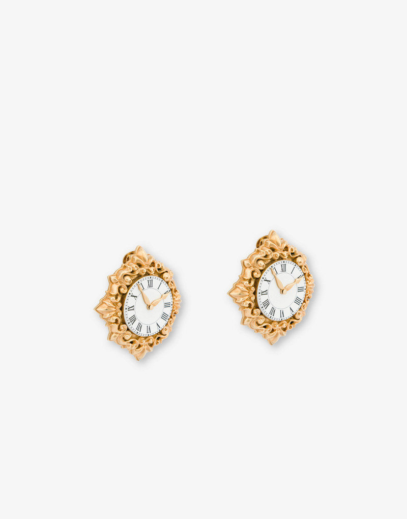 Moschino BAROQUE CLOCK EARRINGS outlook