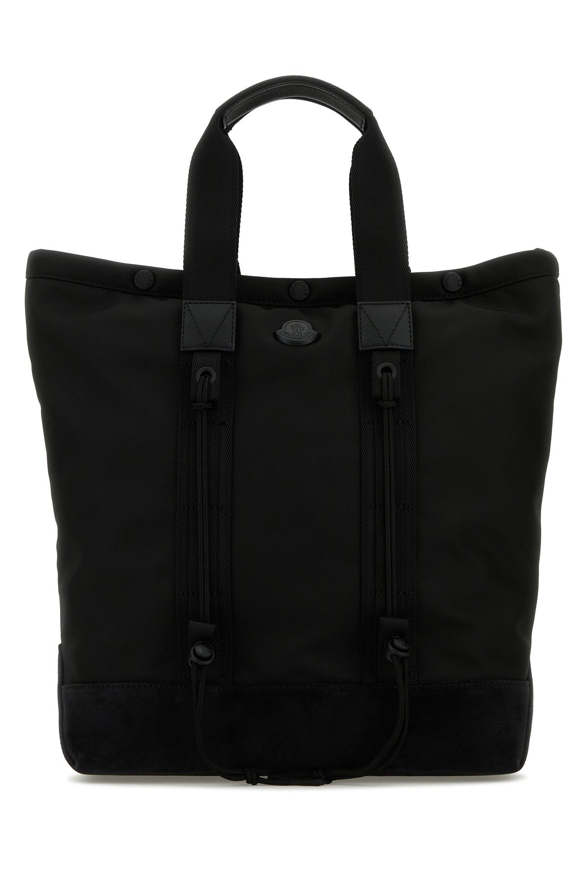 Black canvas shopping bag - 1