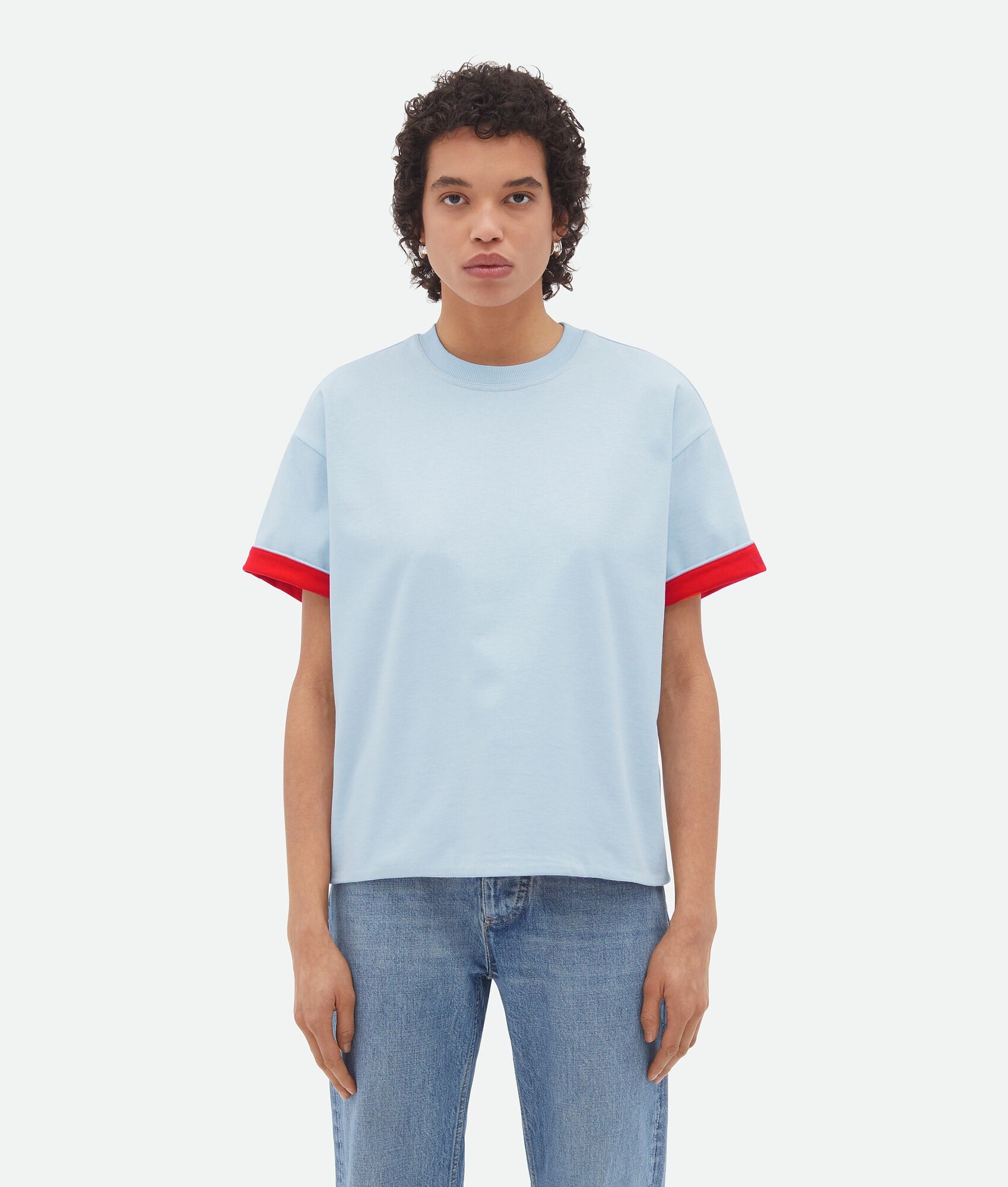 Double Layer Cotton T-Shirt - 1