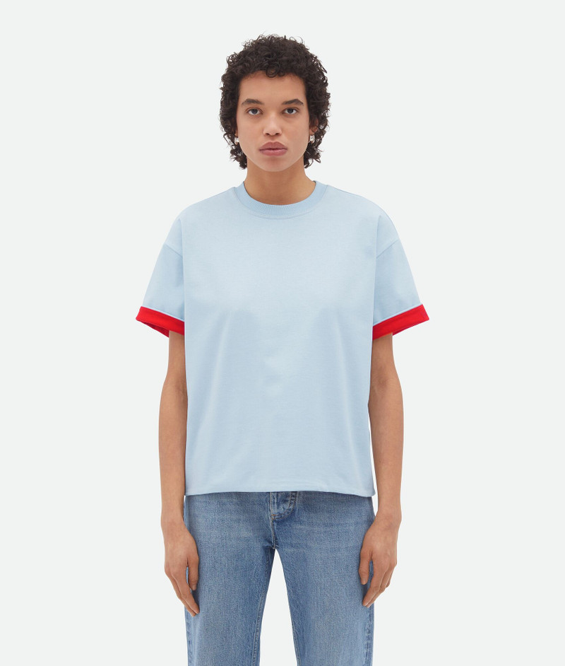 Double Layer Cotton T-Shirt - 1