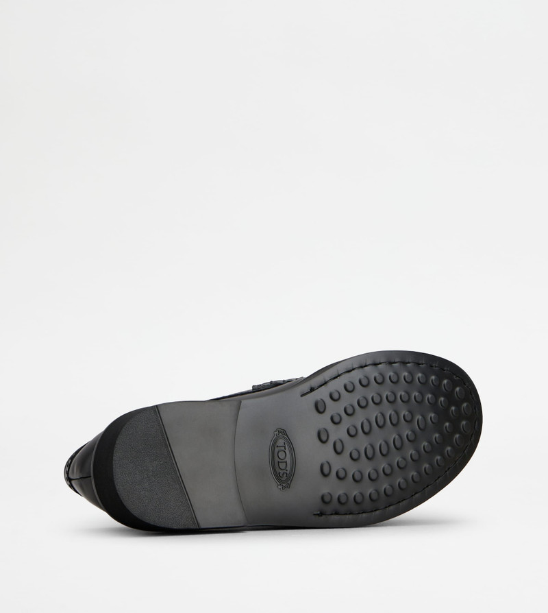 T TIMELESS LOAFER IN LEATHER - BLACK 5