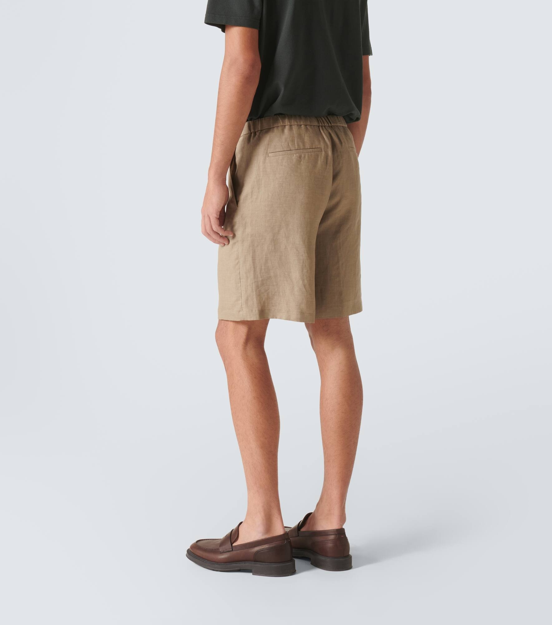 Emanuele linen Bermuda shorts - 4