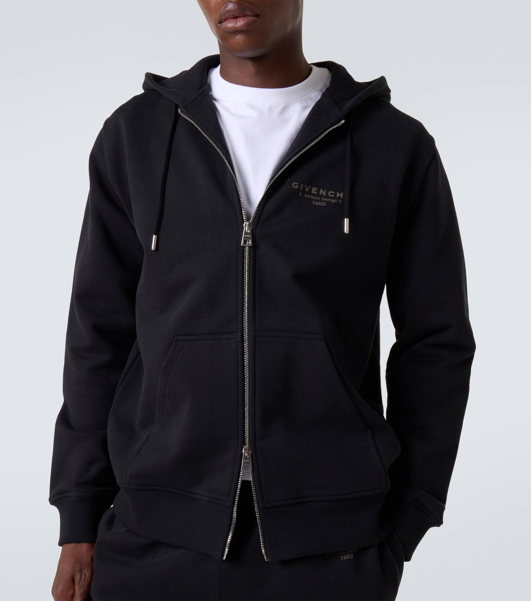 Givenchy Stamp cotton fleece hoodie - 6