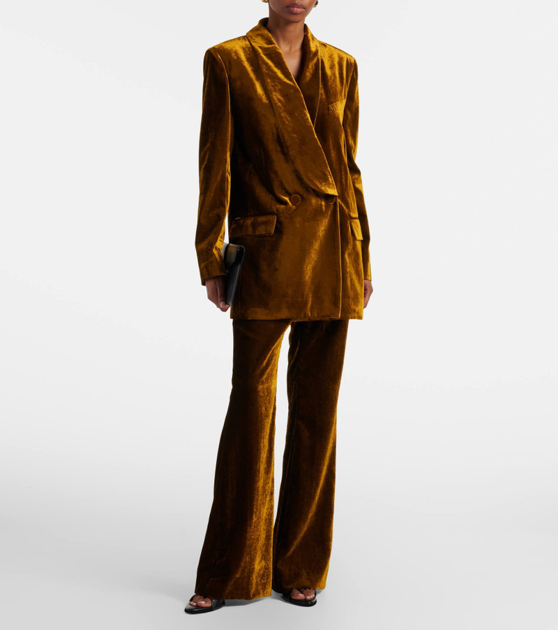 NINA RICCI Velvet flared pants outlook