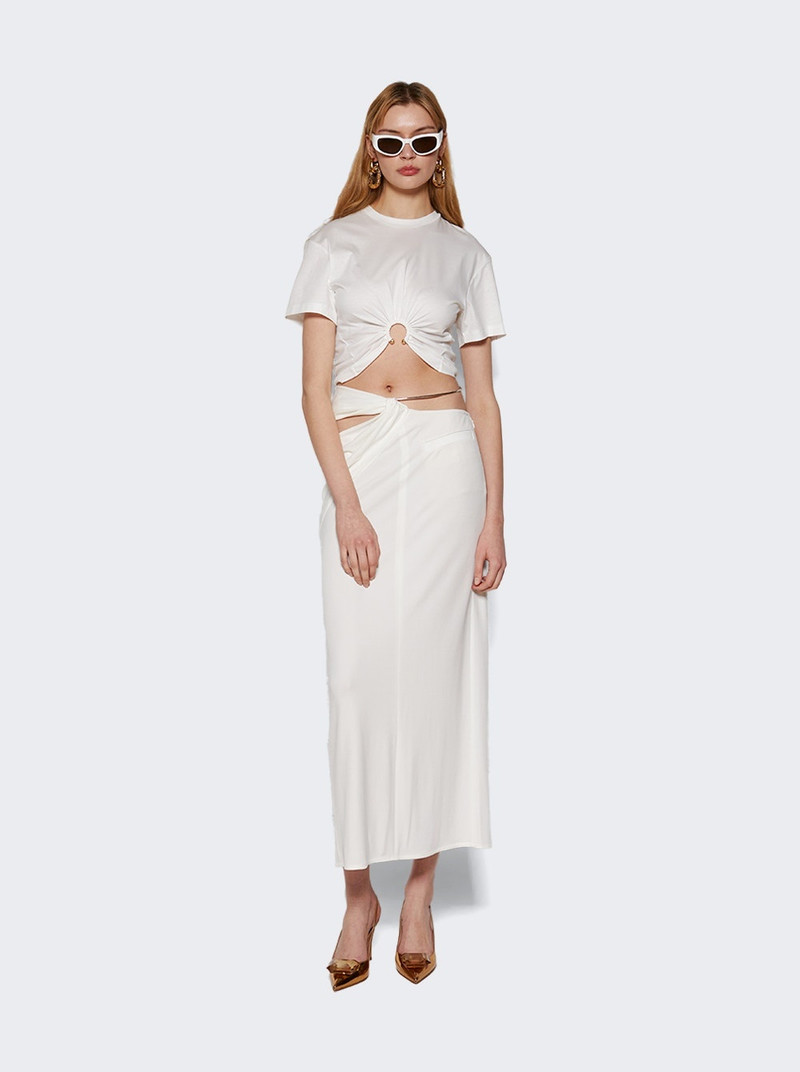 courrèges New Age Long Skirt Heritage White outlook