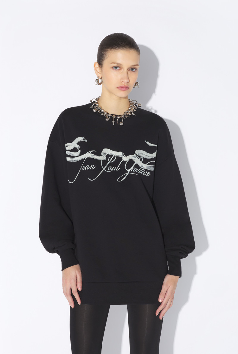 Jean Paul Gaultier THE BLACK “TATTOO RUBAN” SWEATSHIRT outlook