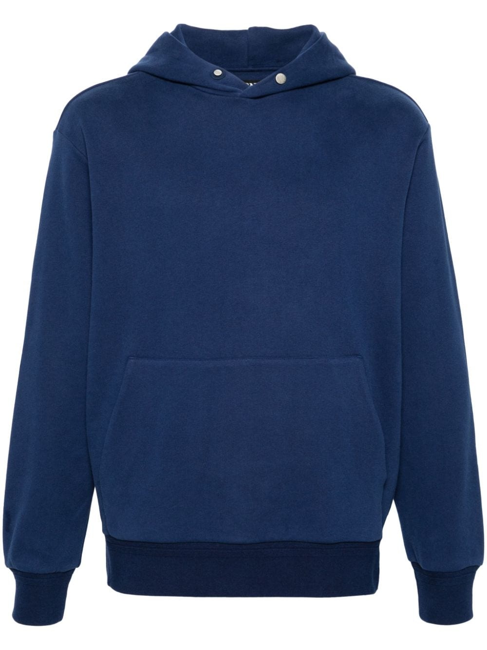 drop-shoulder jersey hoodie - 1