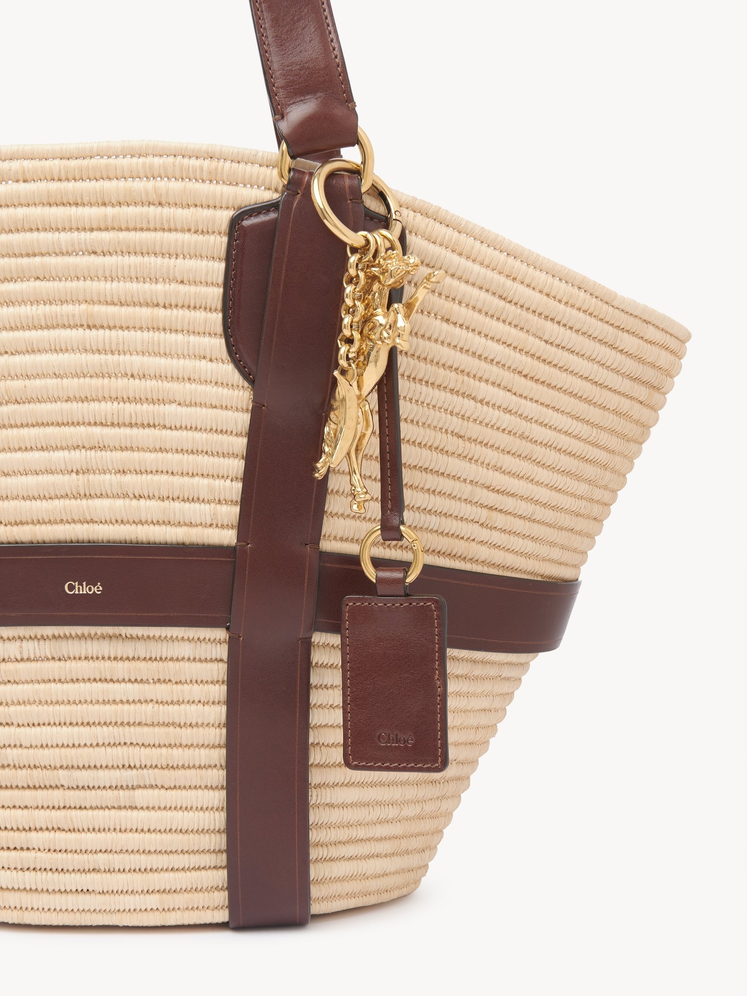 LARGE KERALA 25 BASKET IN RAFFIA - 6
