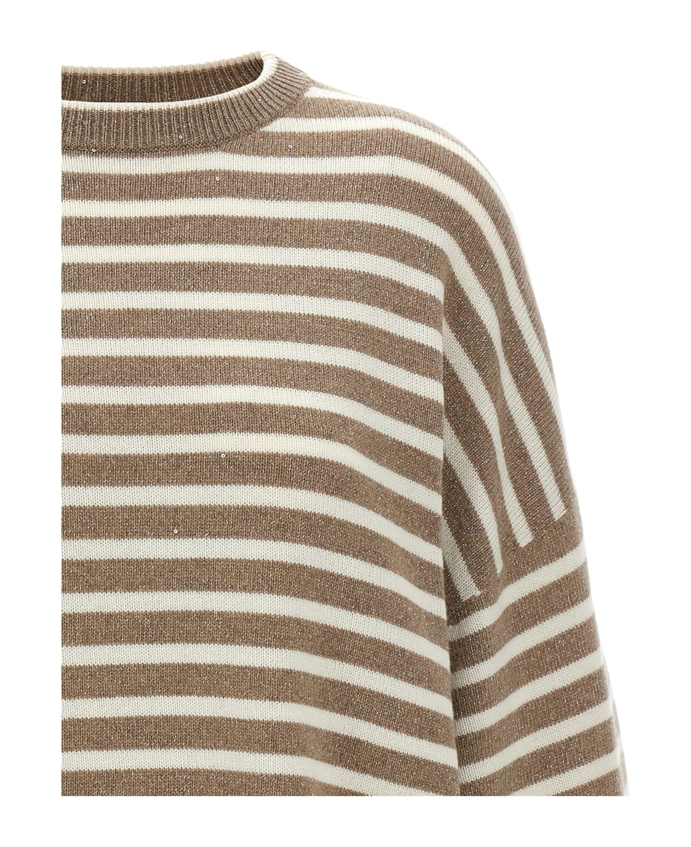 Sequin Striped Sweater - 3