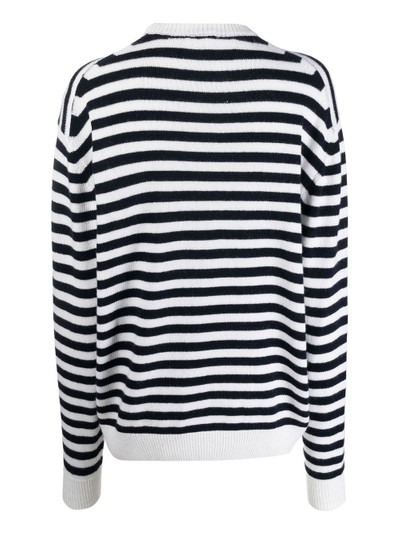 Joshua Sanders striped crew neck sweater outlook