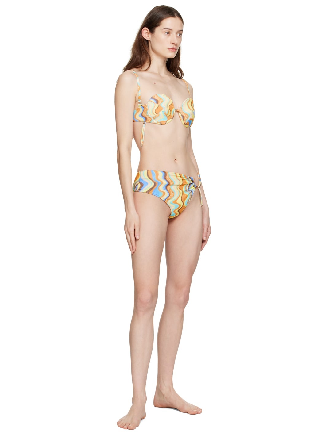 Multicolor Le Raphia 'Le Haut De Maillot Aouro' Bikini Top - 4
