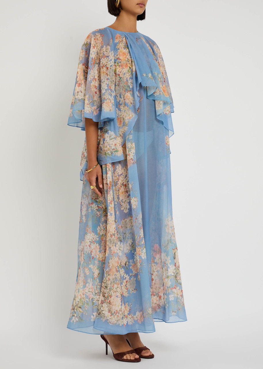 Zimmermann Cascadian Floral-print Chiffon Maxi Dress - 2