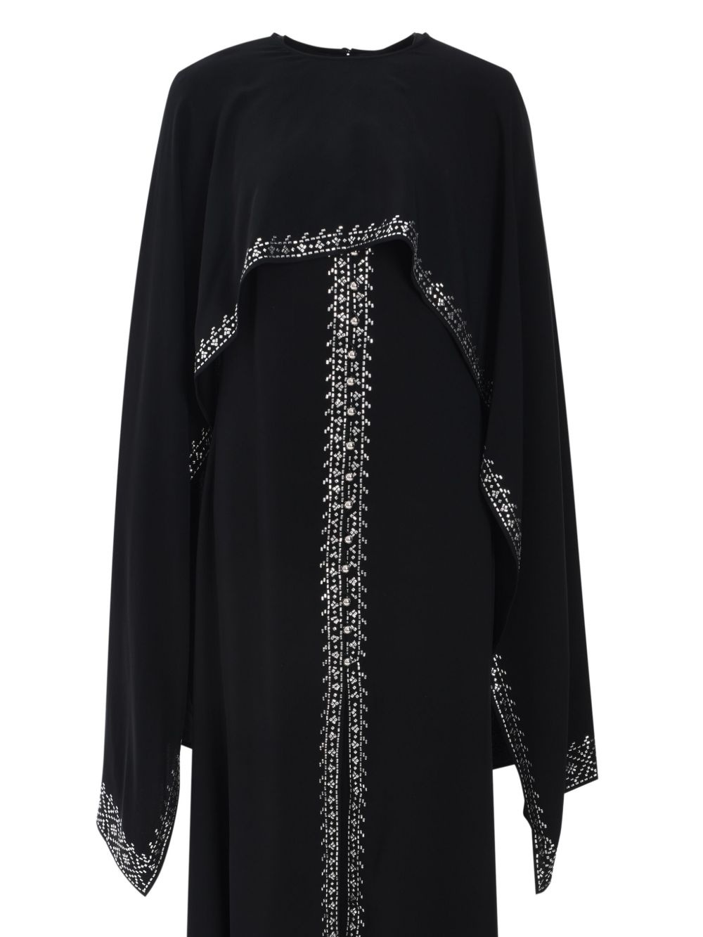 embroidered long dress - 3