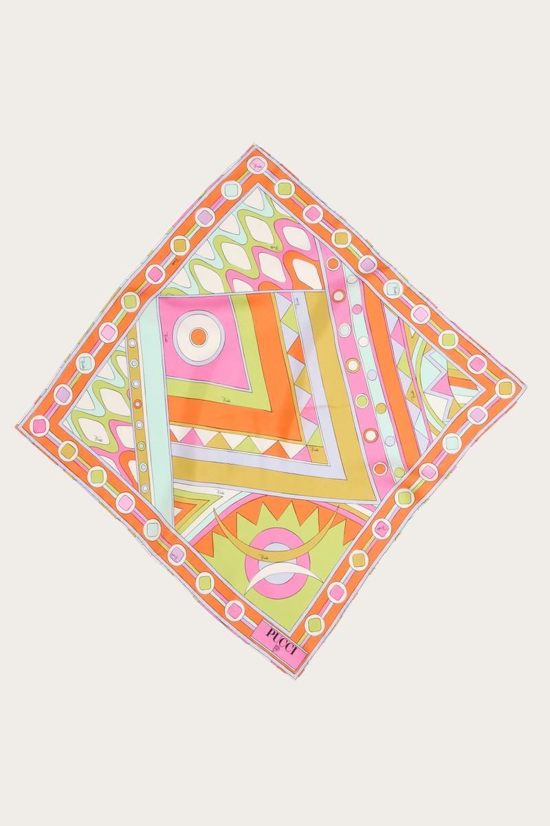 VIVARA PRINT SMALL SILK CARRÈ 1
