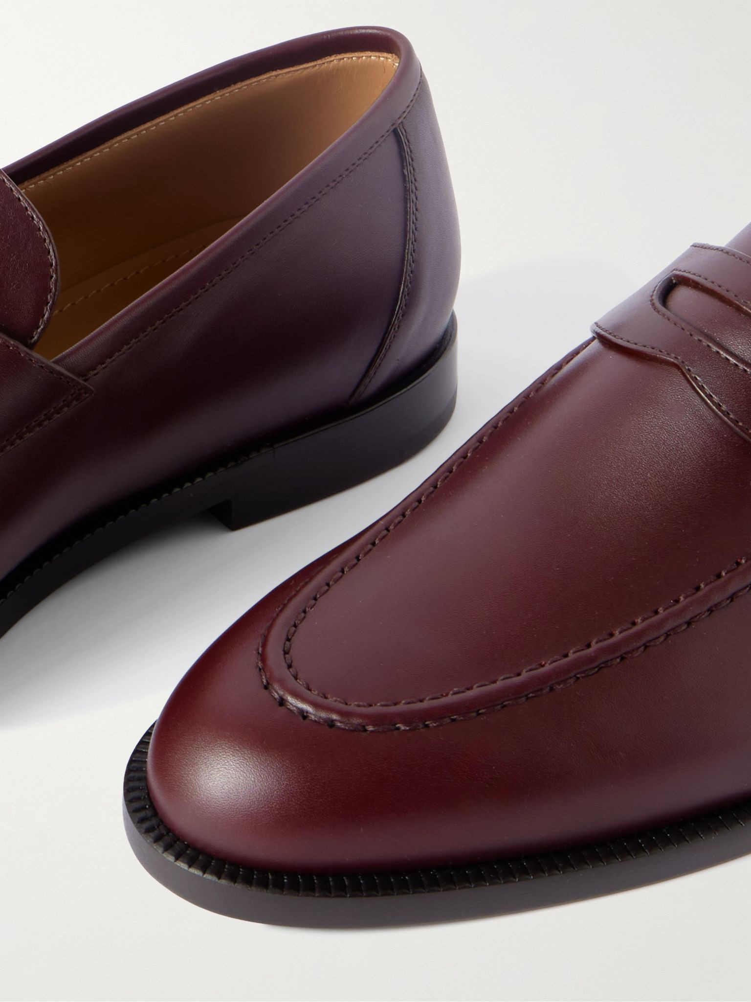 Sergio leather loafers Dark purple - 4