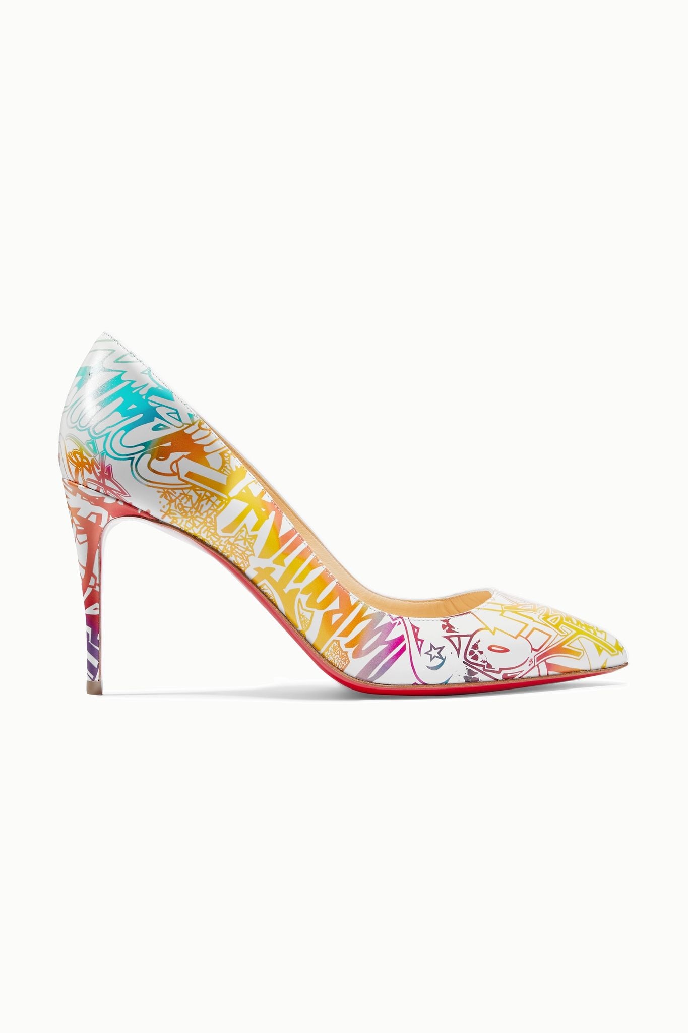 Pigalle Follies 85 printed leather pumps  - 1