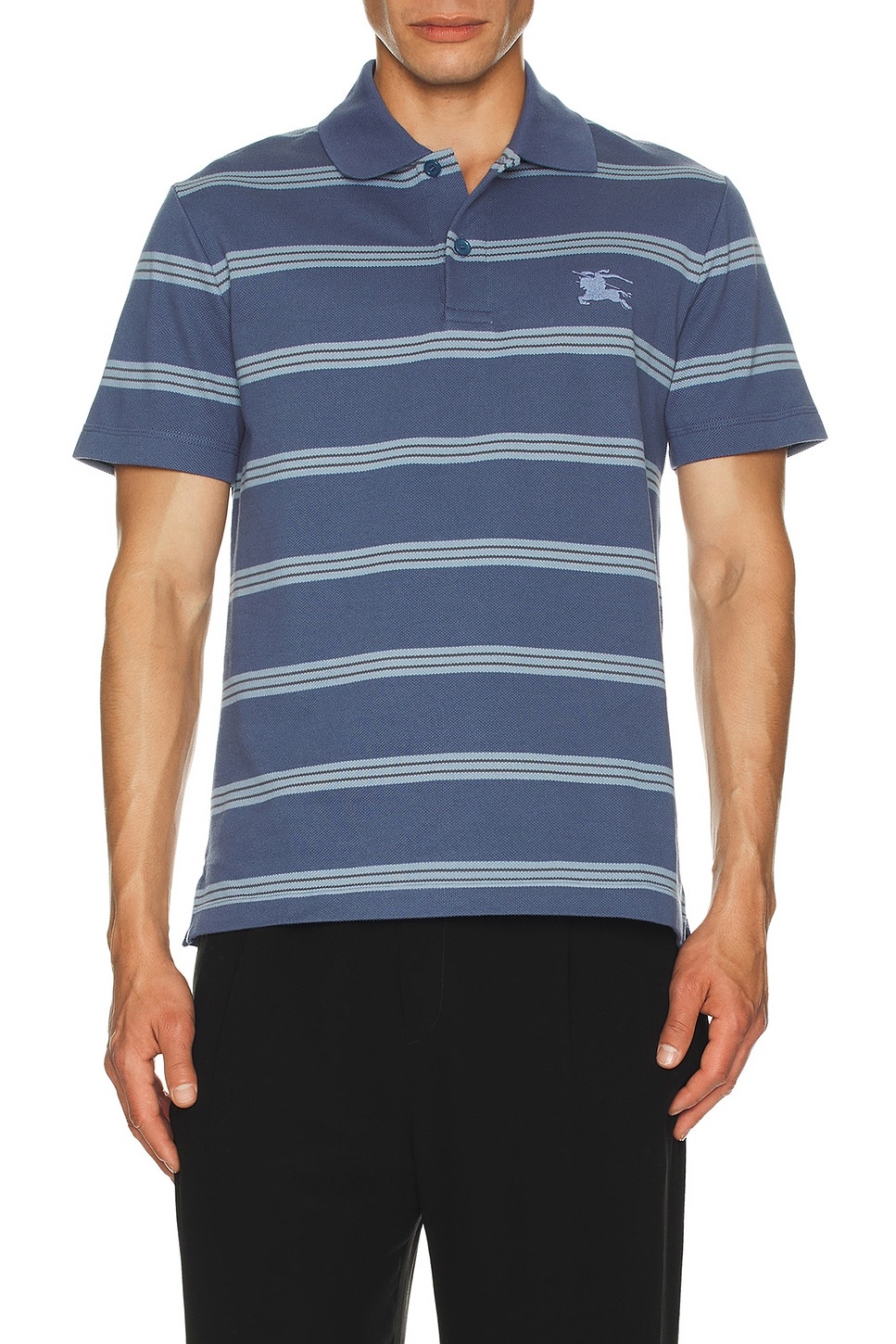 Stripe Slim Fit Polo - 4
