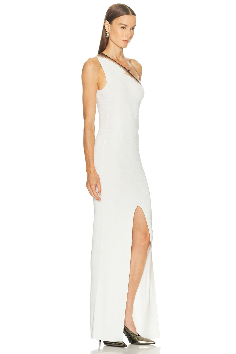 Flame One Shoulder Maxi Dress - 2