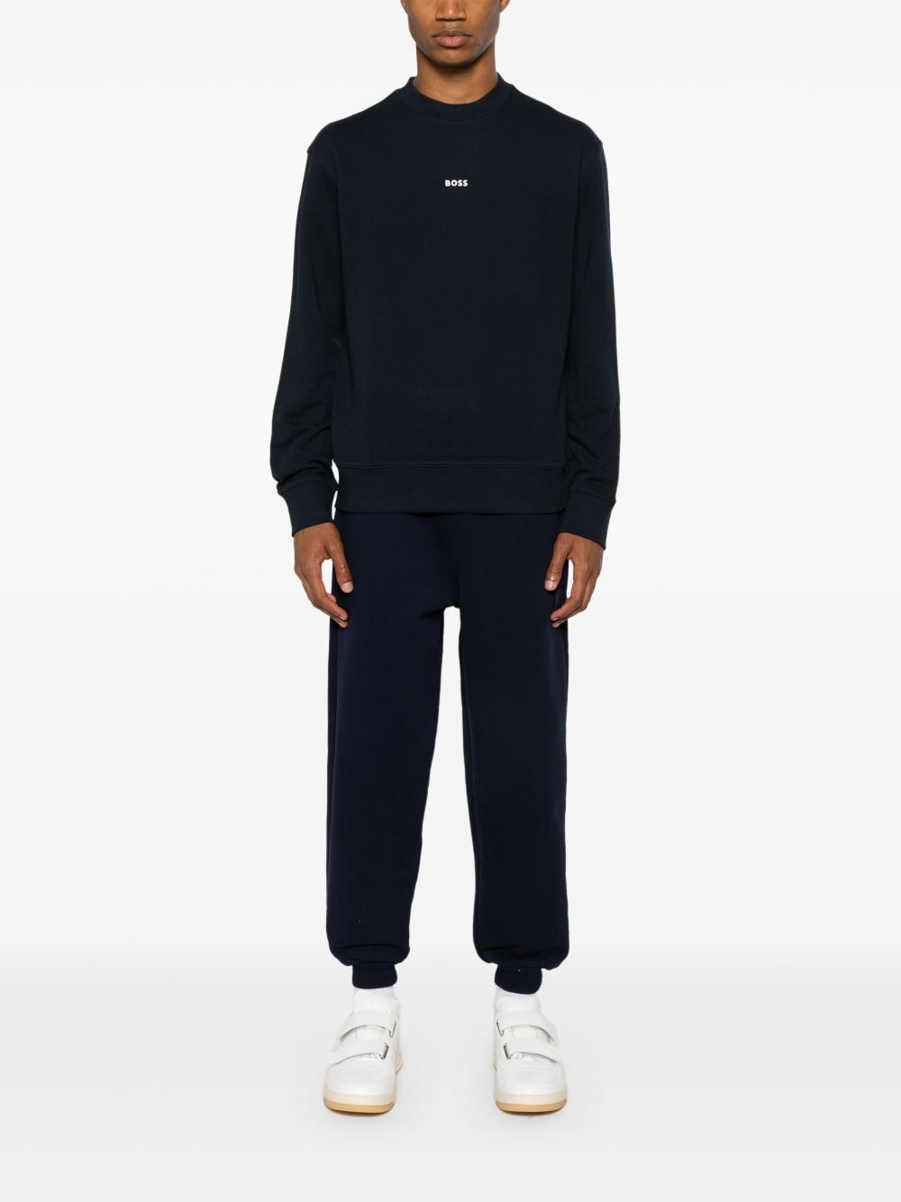 rubberised-logo cotton sweatshirt - 2