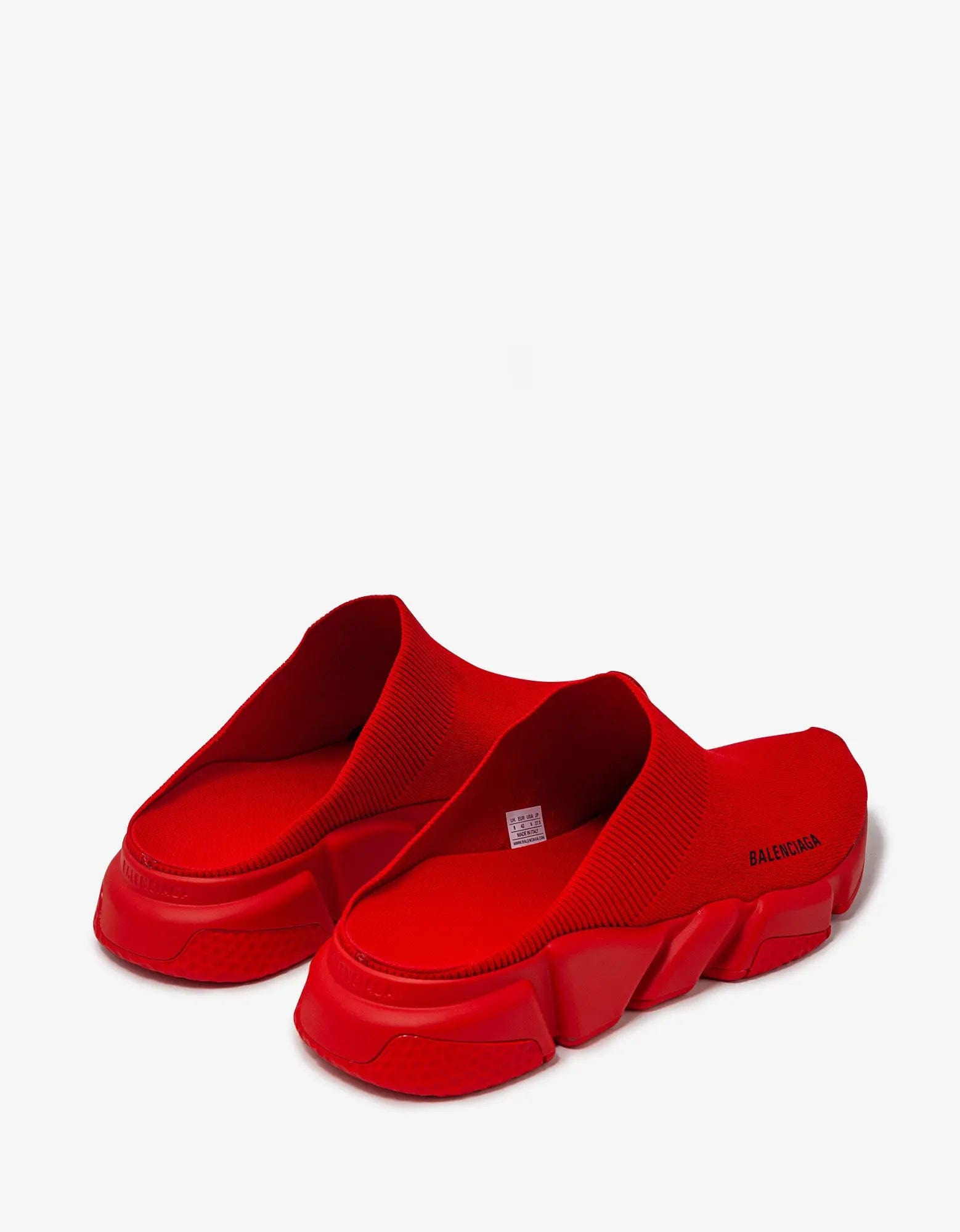 Balenciaga Red Speed Mule - 6