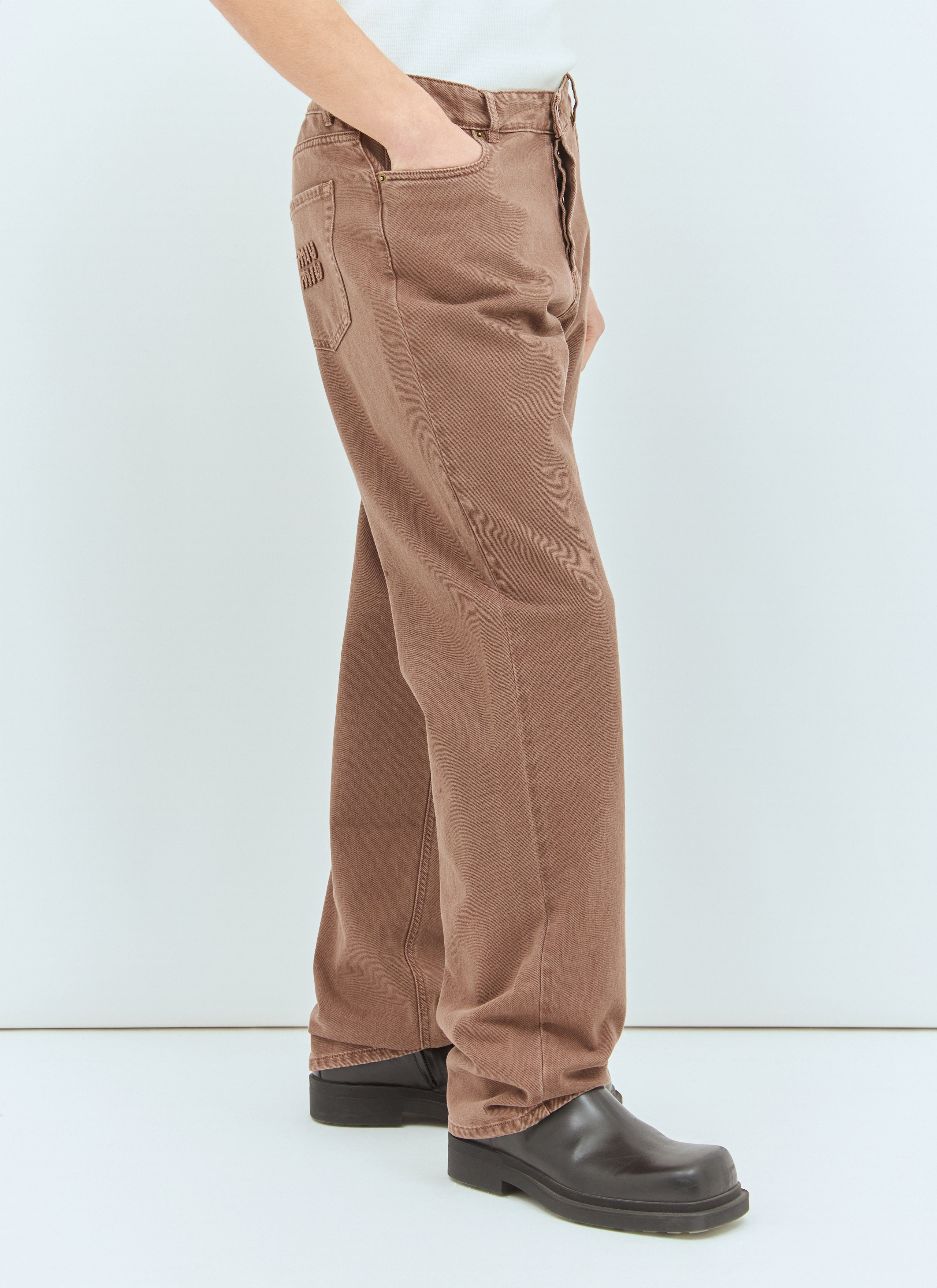 Miu Miu Women Five-Pocket Jeans - 4